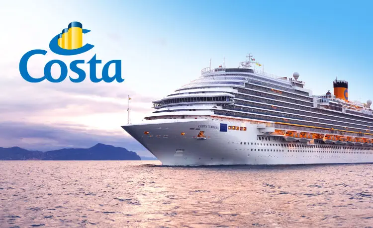 Paquebot Costa Croisières en mer