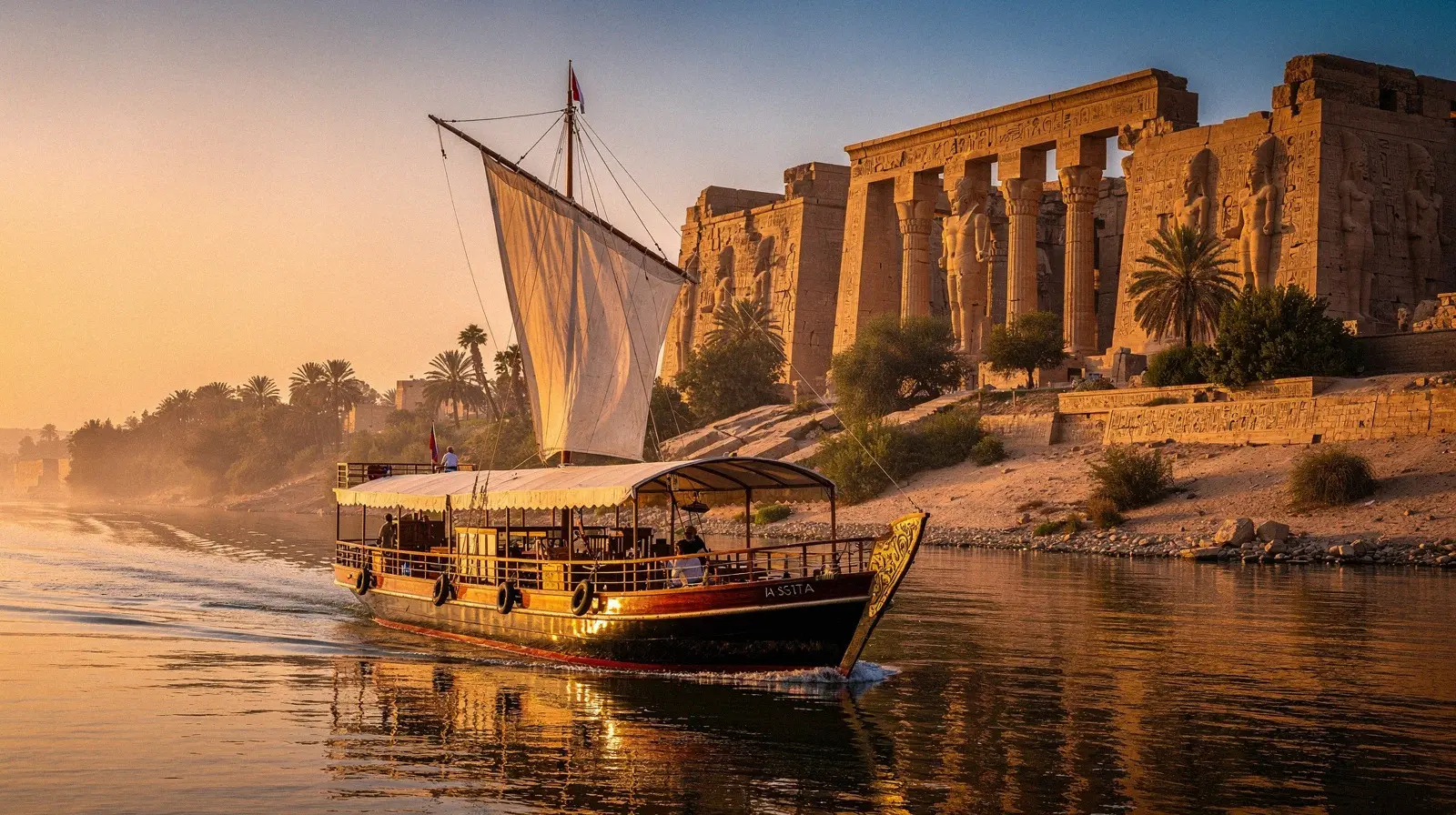 Croisière fluviale sur le Nil en Égypte